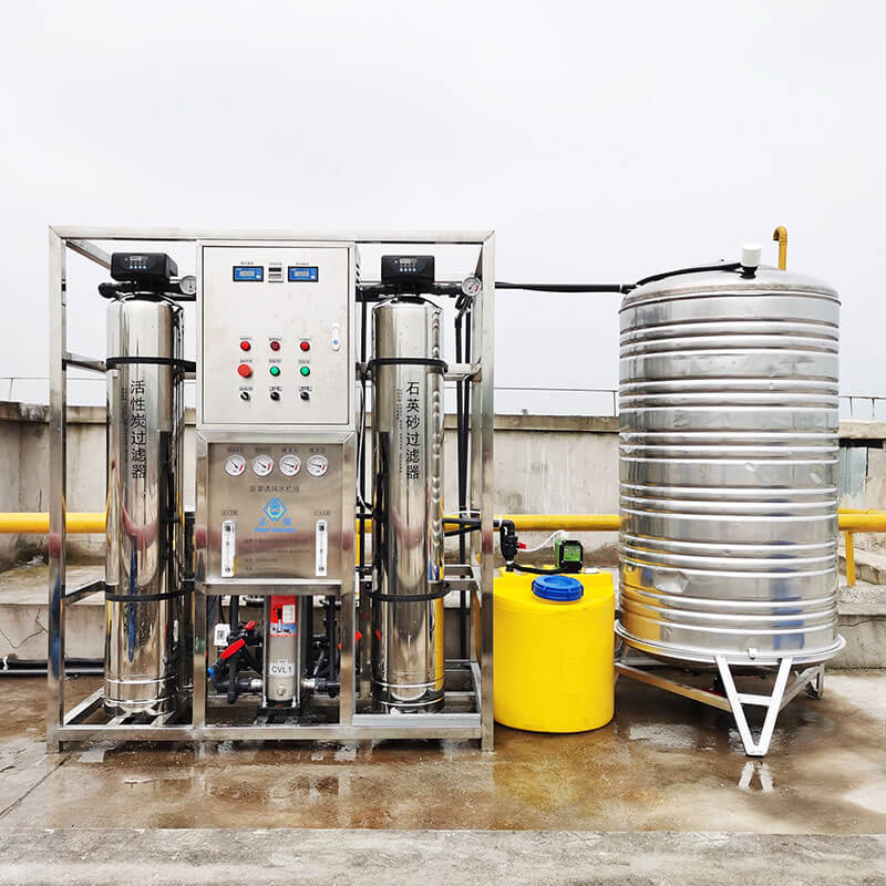 Reverse osmosis purification system for food factory